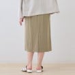 インディヴィ(INDIVI)の【シワになりにくい】コットンライクストレートスカート11