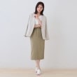 インディヴィ(INDIVI)の【シワになりにくい】コットンライクストレートスカート12