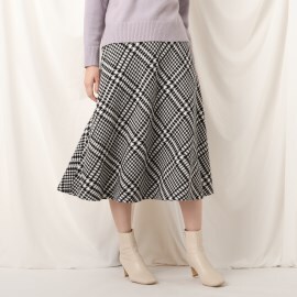 クチュールブローチ(Couture Brooch)のチェック柄ツイードスカート ミモレスカート