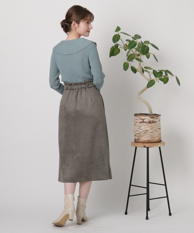 クチュールブローチ(Couture Brooch)の◆【しっとり、軽い、暖かい。】スウェード調ナロータイトスカート10