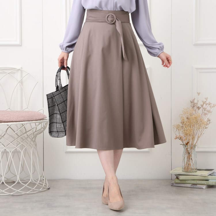 クチュールブローチ(Couture Brooch)のツイルベルテッドスカート