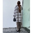 クチュールブローチ(Couture Brooch)の◆【大人フェミニンなカジュアルスタイルに】シャギーチェックダッフル8