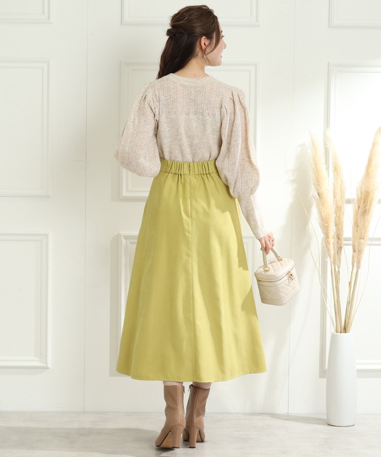 コーデュロイライクフレアスカート（ミモレスカート） | Couture 