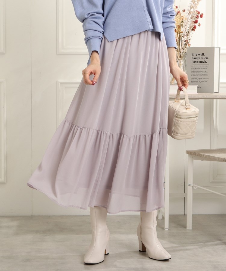 ジョーゼットティアードスカート（マキシ・ロングスカート） | Couture
