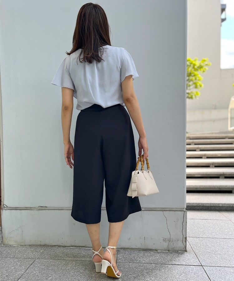 通勤・オフィスにも♪】洗える!スカート見えするキレイ目パンツ