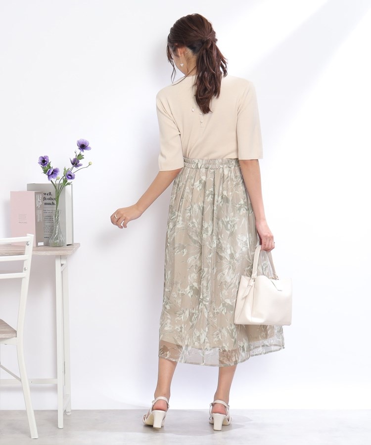 クチュールブローチ(Couture Brooch)のINCEDE メッシュレース花柄プリントスカート15