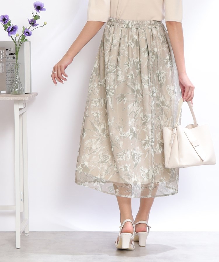 クチュールブローチ(Couture Brooch)のINCEDE メッシュレース花柄プリントスカート18