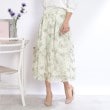 クチュールブローチ(Couture Brooch)のINCEDE メッシュレース花柄プリントスカート4