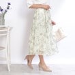 クチュールブローチ(Couture Brooch)のINCEDE メッシュレース花柄プリントスカート5