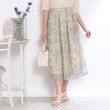 クチュールブローチ(Couture Brooch)のINCEDE メッシュレース花柄プリントスカート16
