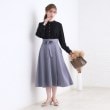 クチュールブローチ(Couture Brooch)の【通勤、オフィスにもおすすめ】リボン付きパール調フレアースカート21