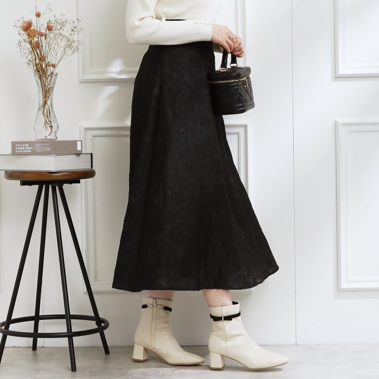 クチュールブローチ(Couture Brooch)のフラワーJQサス付きスカート ジャンスカ・サス付スカート
