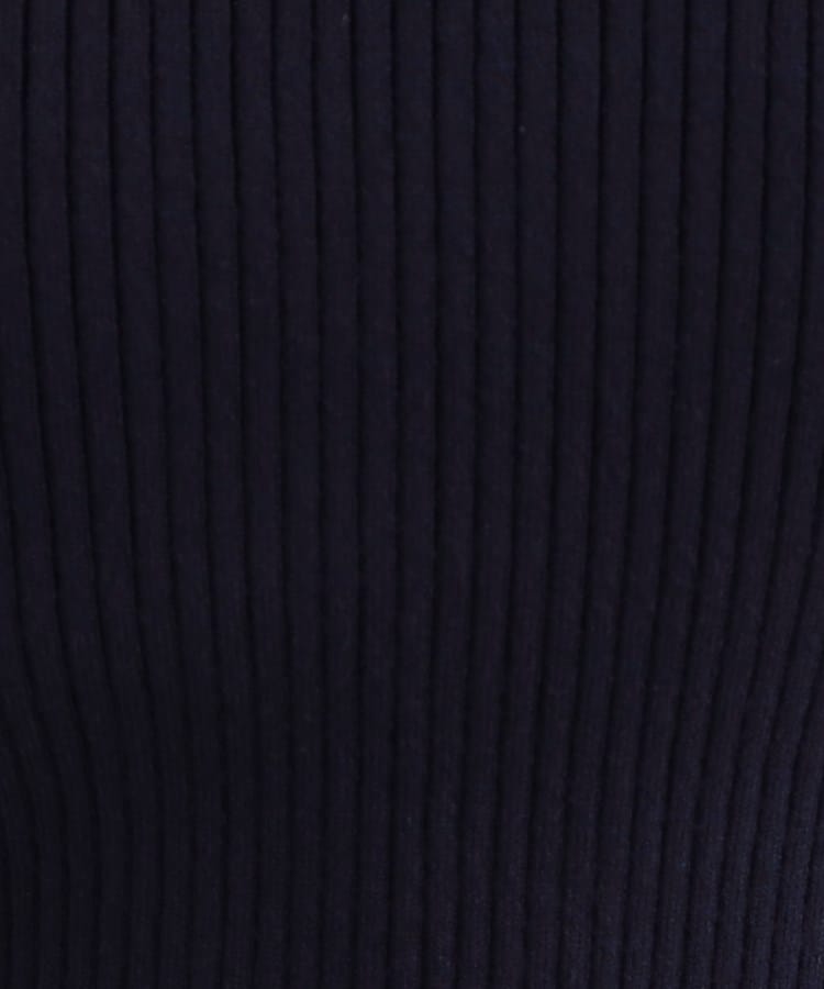 クチュールブローチ(Couture Brooch)の【吸湿発熱/洗える】KITHOT配色透かしフリルリブニット35