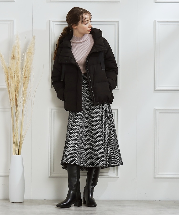 クチュールブローチ(Couture Brooch)の【秋冬ムードが高まる】ミックスツイードフレアースカート21