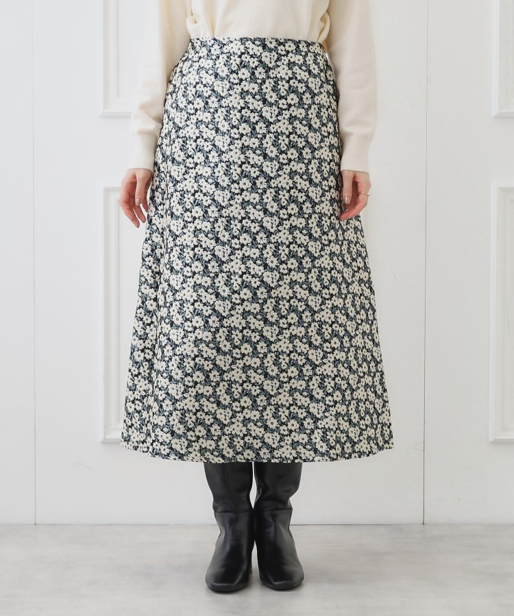 フラワーJQフレアスカート（ミモレスカート） | Couture Brooch