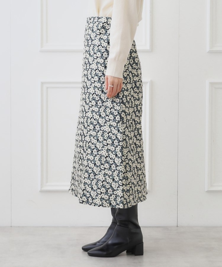 フラワーJQフレアスカート（ミモレスカート） | Couture Brooch