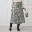 クチュールブローチ(Couture Brooch)のフラワーJQフレアスカート イエロー系(130)