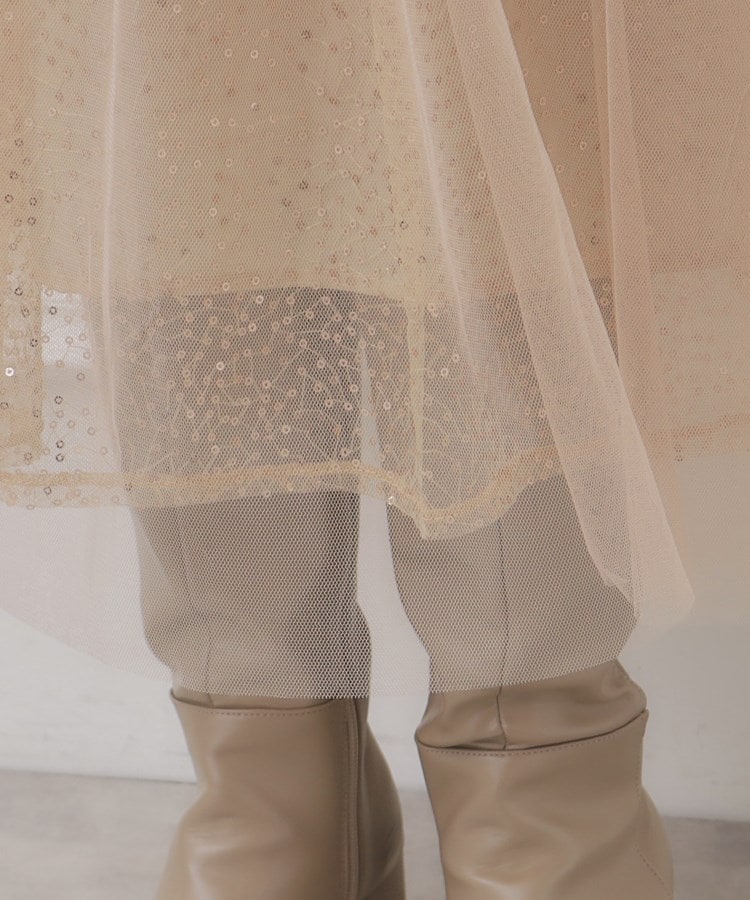 クチュールブローチ(Couture Brooch)のスパンコールチュールスカート10