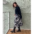 クチュールブローチ(Couture Brooch)の【オトナの着映えスカート】グログランフラワープリントスカート19