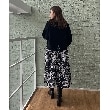 クチュールブローチ(Couture Brooch)の【オトナの着映えスカート】グログランフラワープリントスカート20