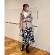 クチュールブローチ(Couture Brooch)の【オトナの着映えスカート】グログランフラワープリントスカート21