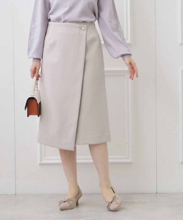 クチュールブローチ(Couture Brooch)のメルジャージラップ風スカート4