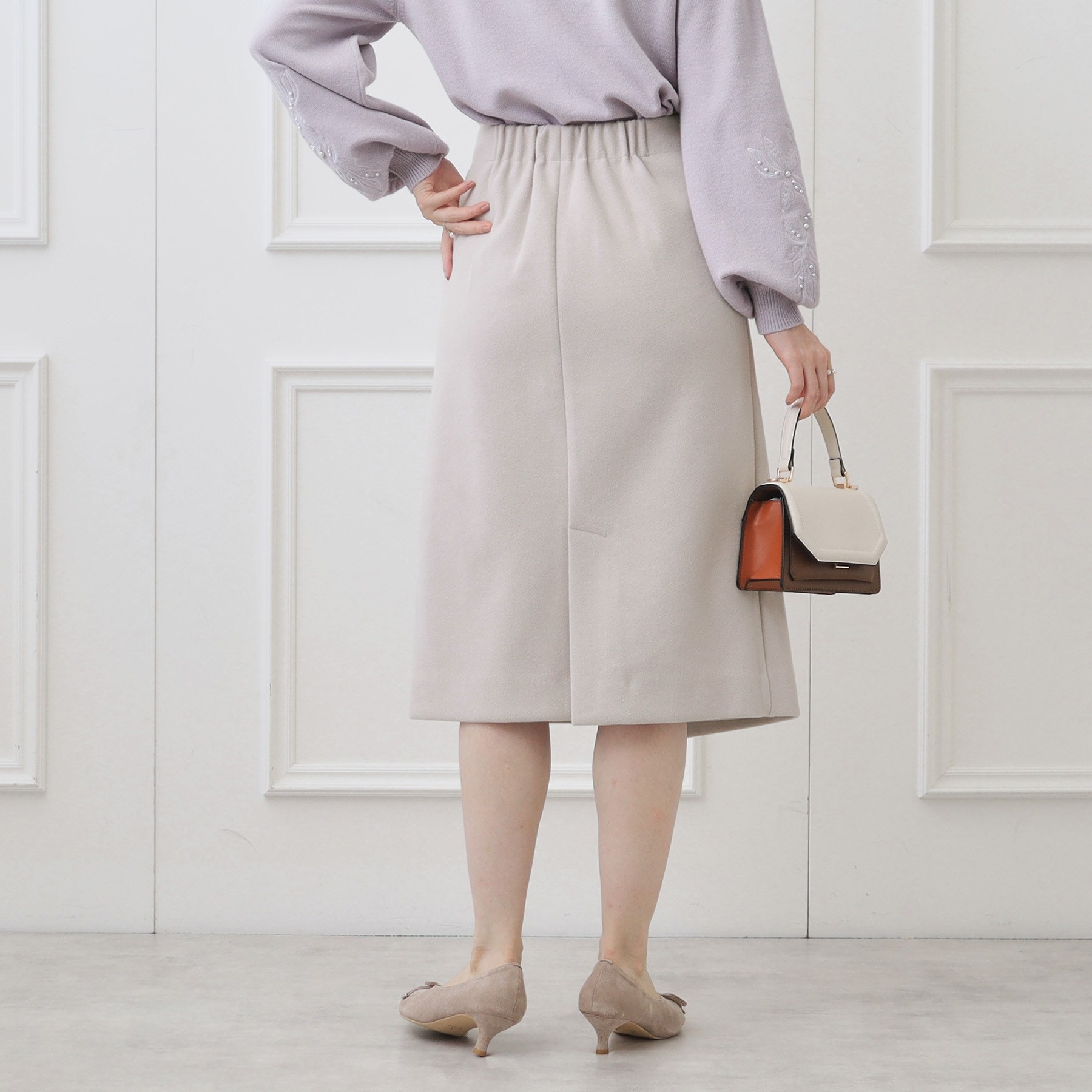クチュールブローチ(Couture Brooch)のメルジャージラップ風スカート6