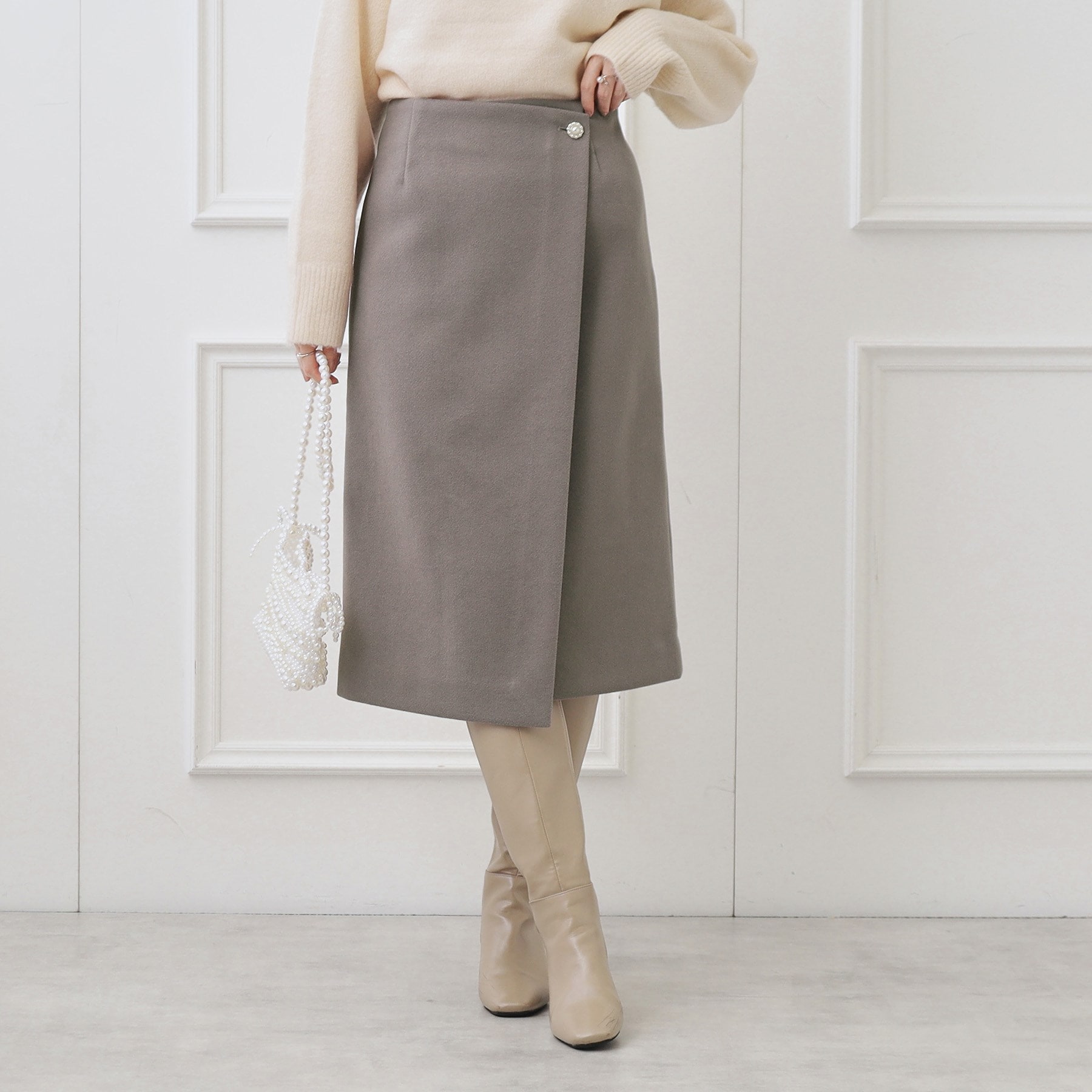 クチュールブローチ(Couture Brooch)のメルジャージラップ風スカート17