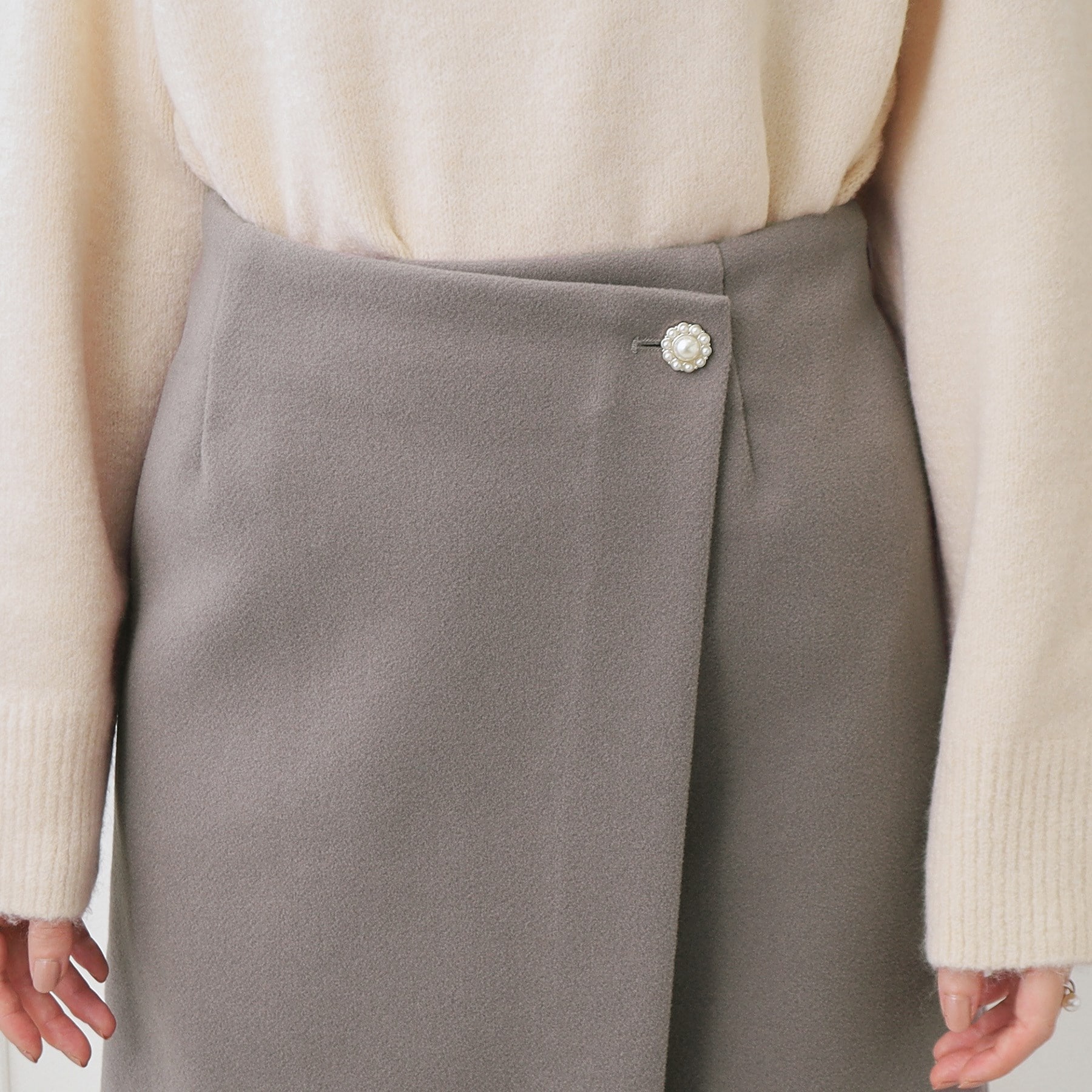 クチュールブローチ(Couture Brooch)のメルジャージラップ風スカート23