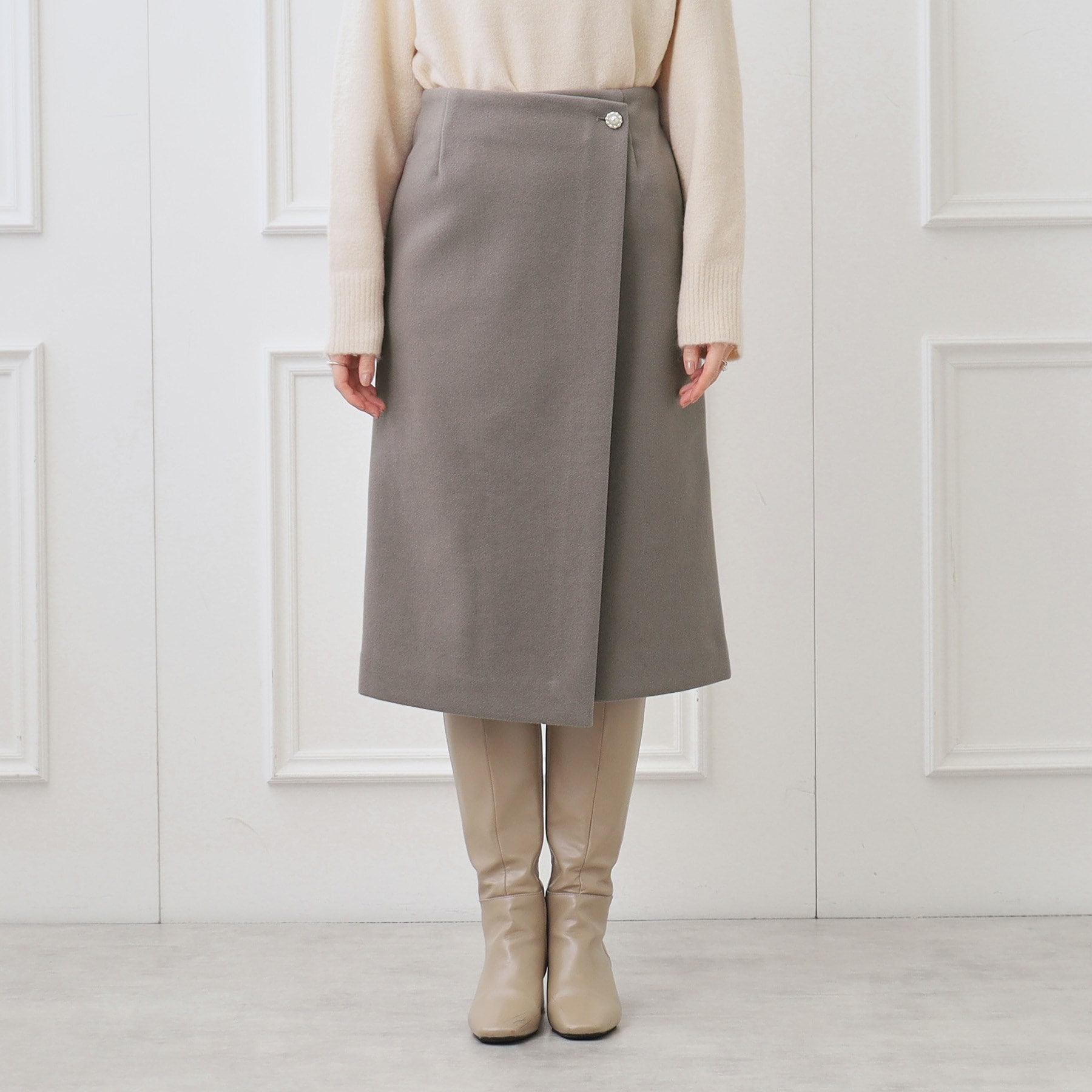 クチュールブローチ(Couture Brooch)のメルジャージラップ風スカート27