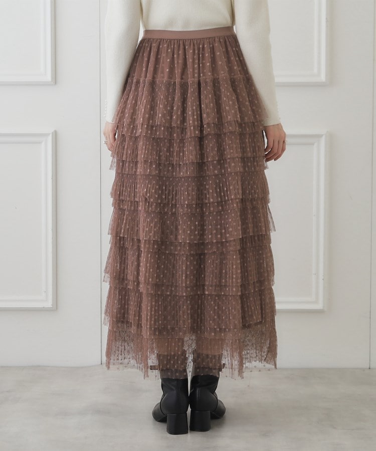 クチュールブローチ(Couture Brooch)のティアードドットチュールスカート24
