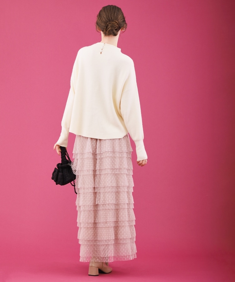 クチュールブローチ(Couture Brooch)のティアードドットチュールスカート13