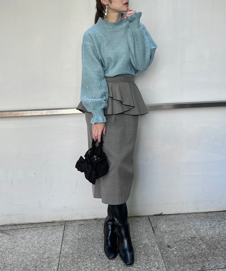 クチュールブローチ(Couture Brooch)のペプラムデザインスカート11