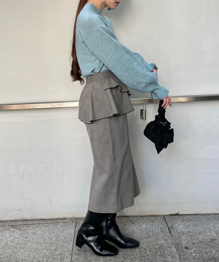 クチュールブローチ(Couture Brooch)のペプラムデザインスカート12