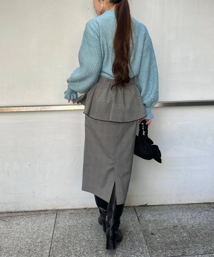 クチュールブローチ(Couture Brooch)のペプラムデザインスカート13