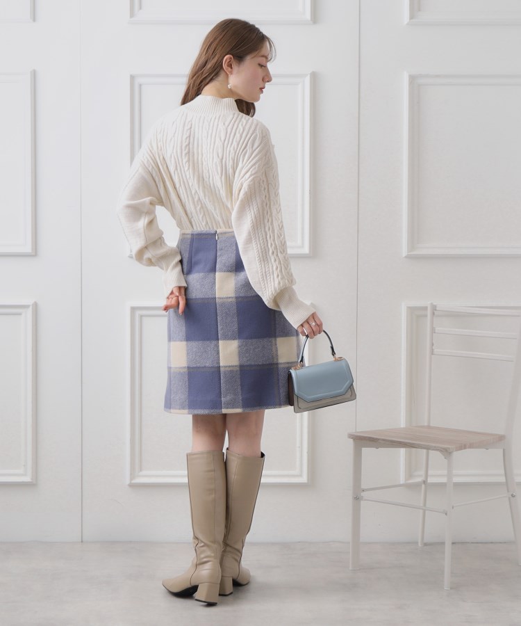 クチュールブローチ(Couture Brooch)のフェイクパール付台形ミニスカート20