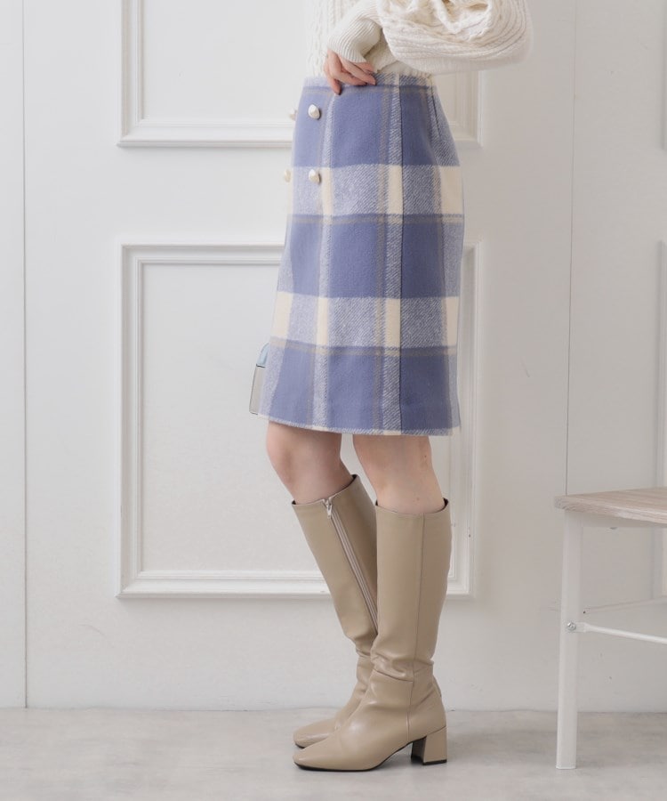 クチュールブローチ(Couture Brooch)のフェイクパール付台形ミニスカート22