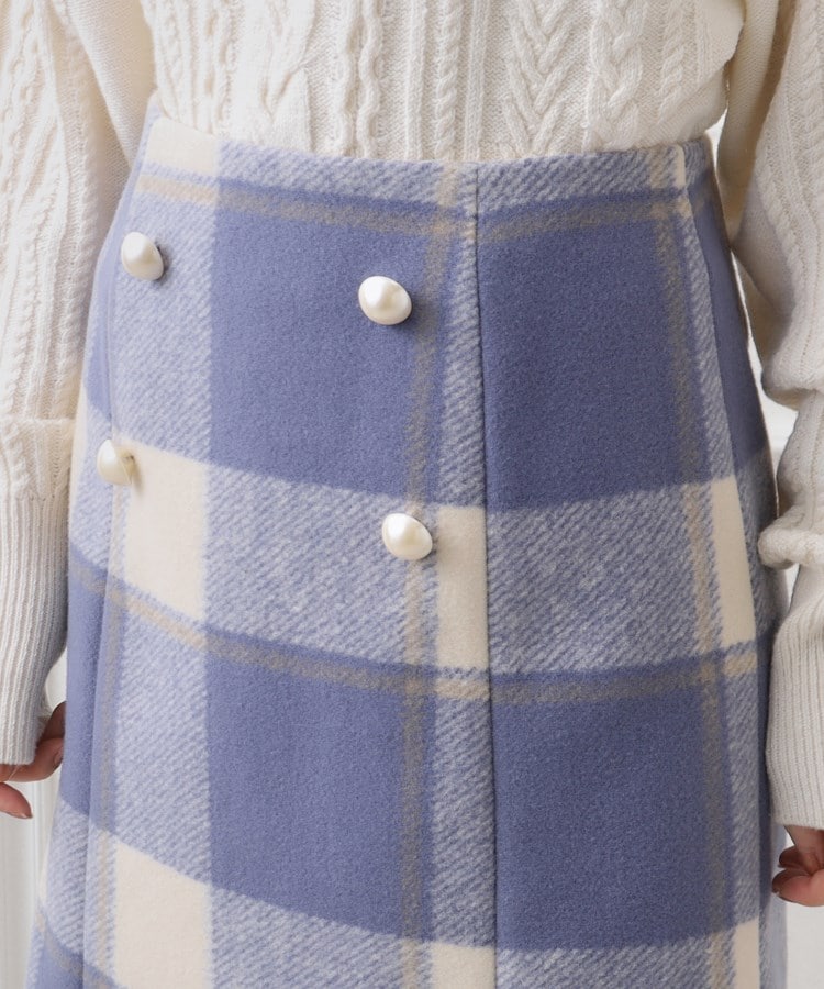 クチュールブローチ(Couture Brooch)のフェイクパール付台形ミニスカート30