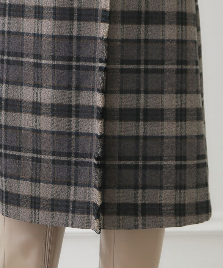 クチュールブローチ(Couture Brooch)の合皮ベルト付Aラインスカート27