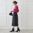 クチュールブローチ(Couture Brooch)の合皮ベルト付Aラインスカート13