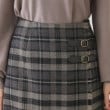 クチュールブローチ(Couture Brooch)の合皮ベルト付Aラインスカート24
