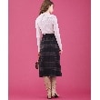 クチュールブローチ(Couture Brooch)の合皮ベルト付Aラインスカート10
