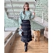 クチュールブローチ(Couture Brooch)の合皮ベルト付Aラインスカート16