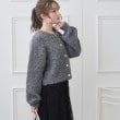 クチュールブローチ(Couture Brooch)の【一枚着でも、羽織でもOK】ウール混起毛カーディガン35