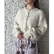 クチュールブローチ(Couture Brooch)の【一枚着でも、羽織でもOK】ウール混起毛カーディガン10