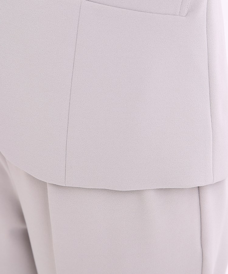 クチュールブローチ(Couture Brooch)のハイストレッチジョーゼット ノーラペルジャケット16
