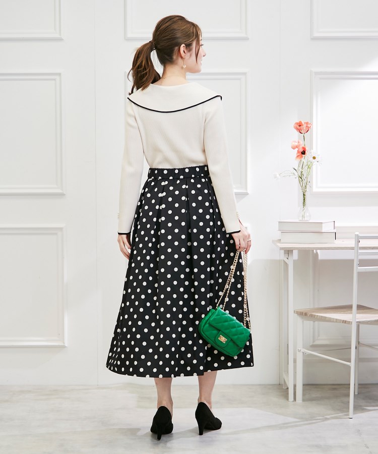 クチュールブローチ(Couture Brooch)の【WEB限定】ライトタフタドットスカート8