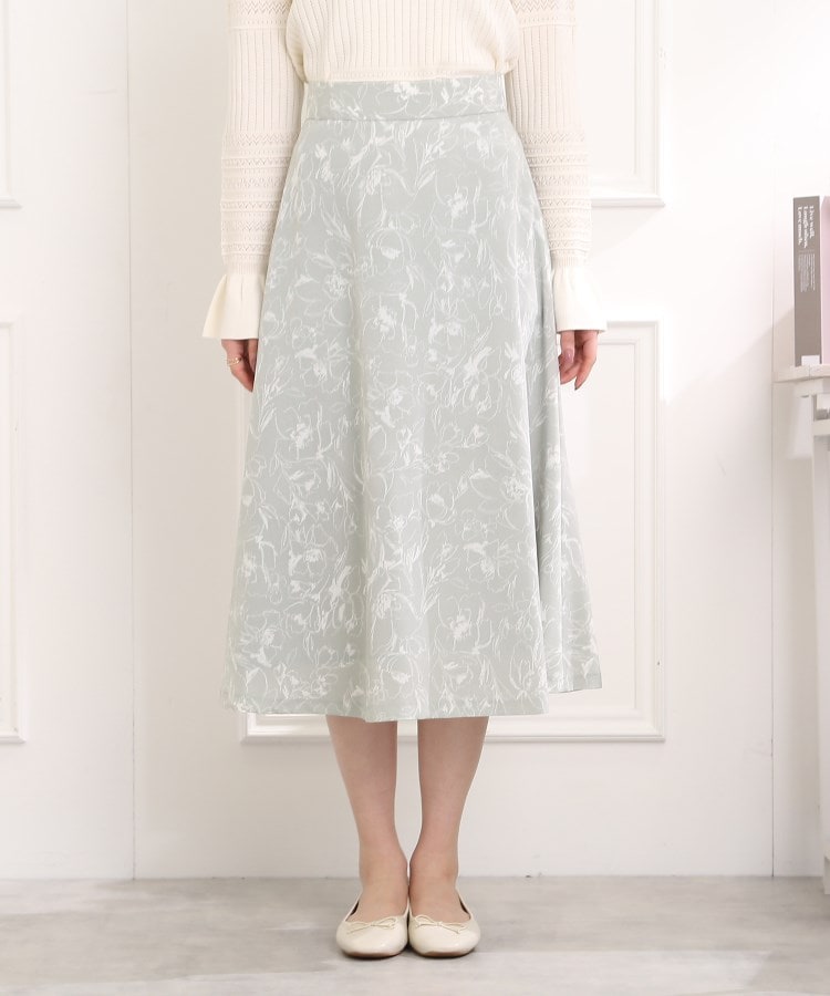 クチュールブローチ(Couture Brooch)のラインフラワーソフトフレアースカート22