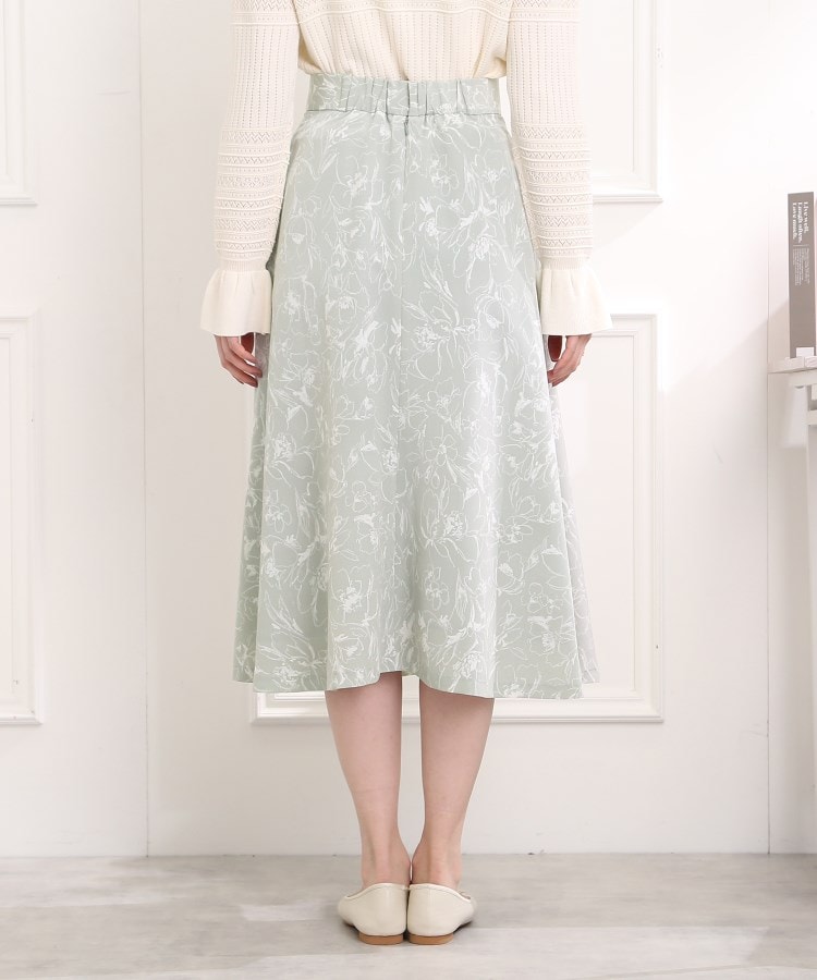 クチュールブローチ(Couture Brooch)のラインフラワーソフトフレアースカート24