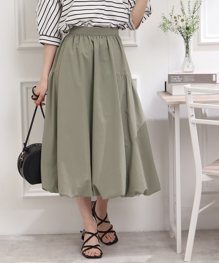 切替デザインバルーンスカート（ミモレスカート） | Couture Brooch